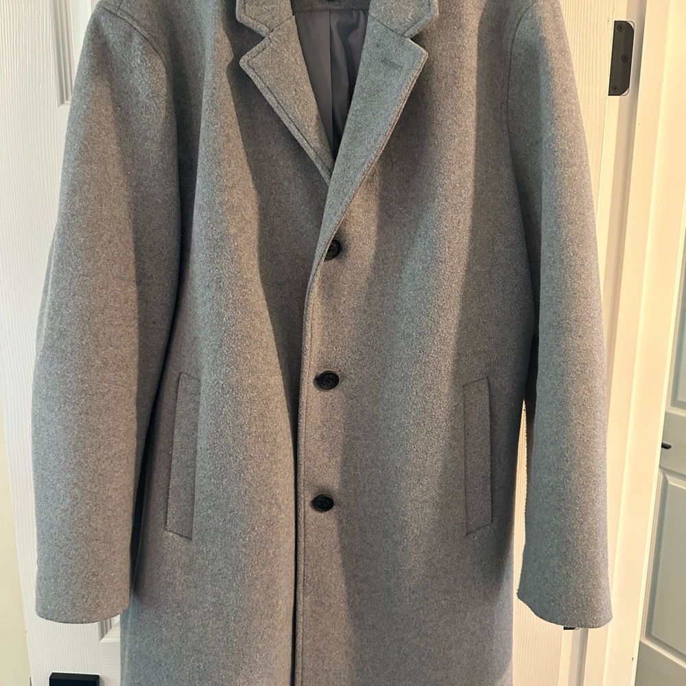 Cole Haan Classic Gray Trench Coat
